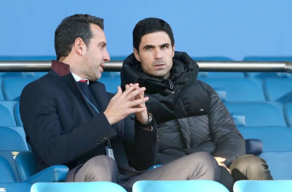 Arsenal, Mikel Arteta, Edu Gaspar