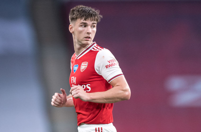 Arsenal, Kieran Tierney (Photo by Sebastian Frej/MB Media/Getty Images)