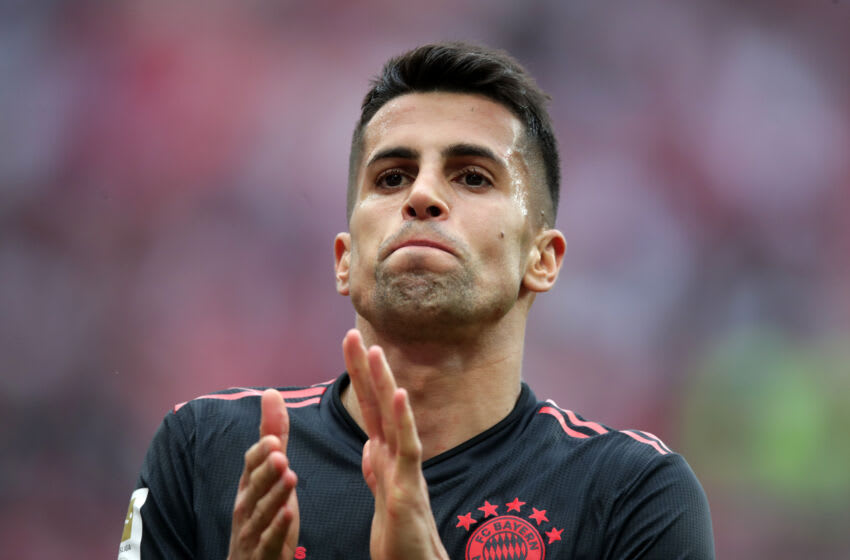 MAINZ, GERMANY - APRIL 22: Joao Cancelo of FC Bayern Muenchen after the Bundesliga match between 1. FSV Mainz 05 and FC Bayern München at MEWA Arena on April 22, 2023 in Mainz, Germany. (Photo by Christina Pahnke - sampics/Corbis via Getty Images)